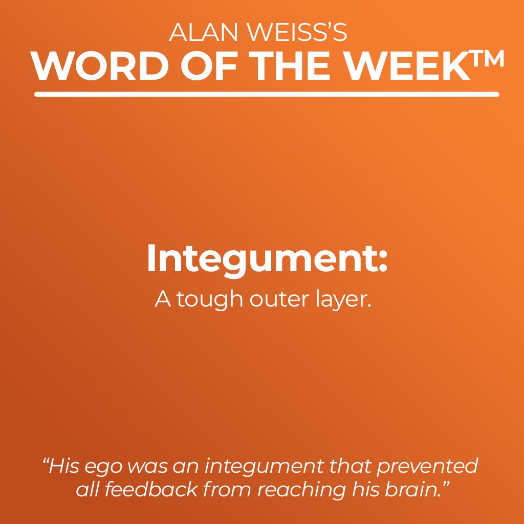 Word of the week™ Today's word: Integument