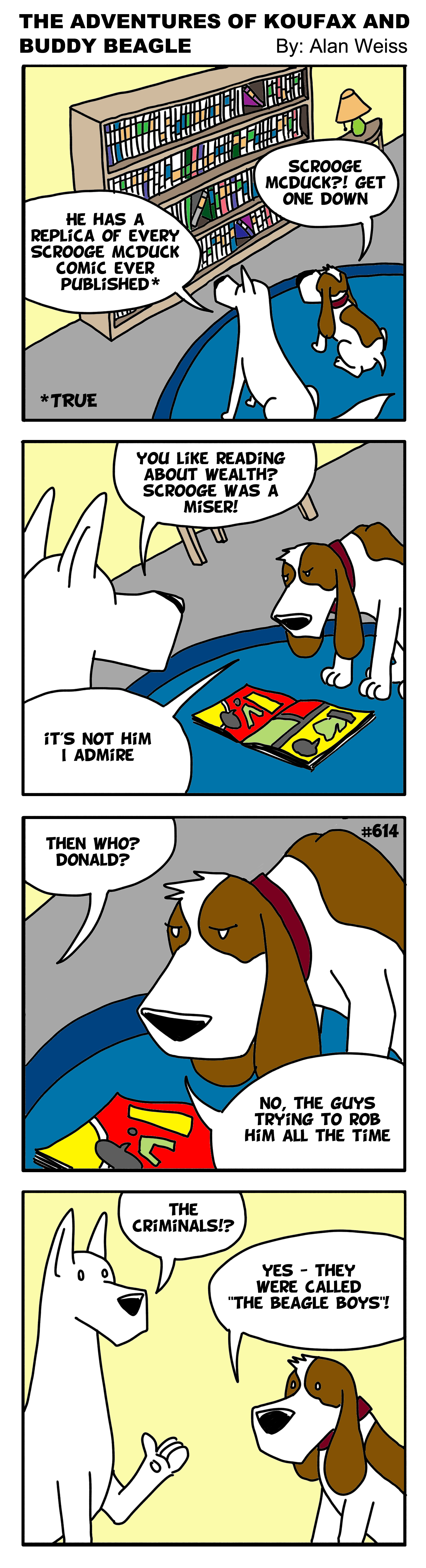 The Adventures of Koufax and Buddy Beagle #613