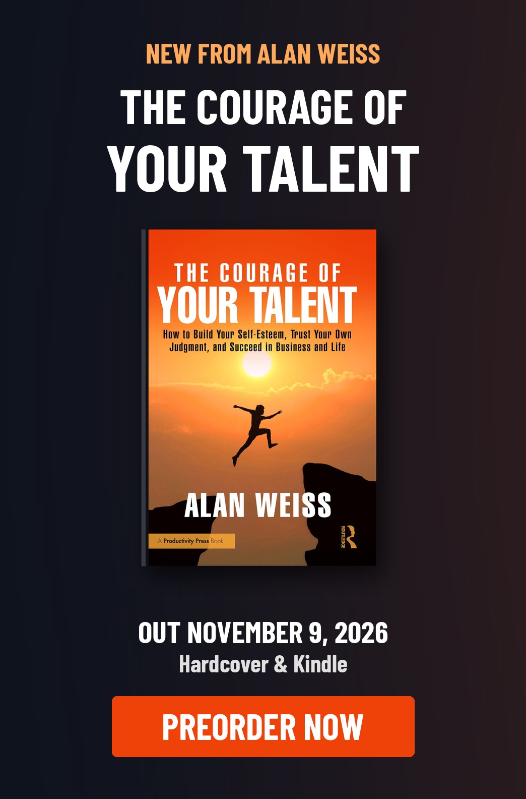 The Courage of Your Talent by Alan Weiss - Preorder Now